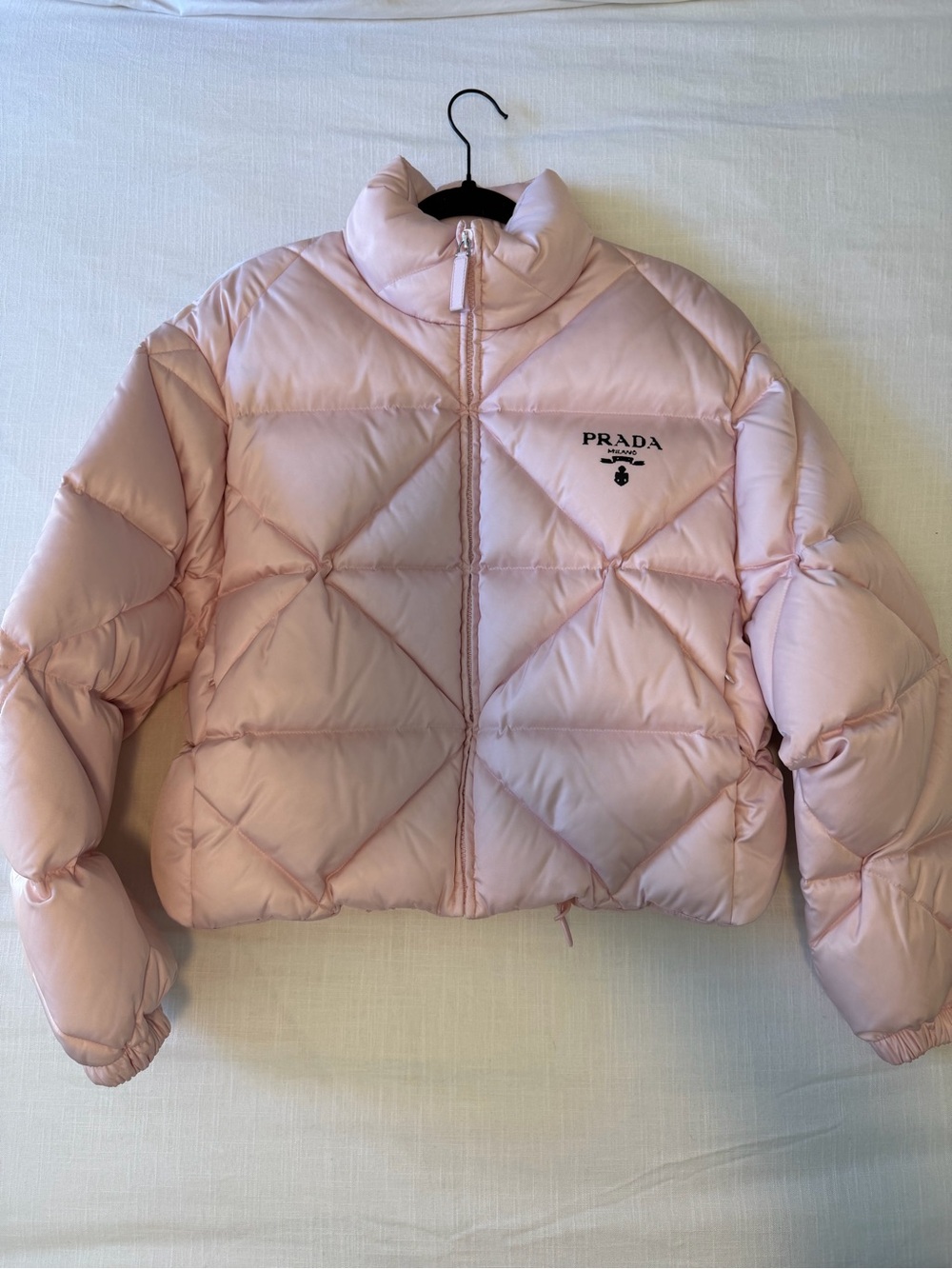 Prada Re-Nylon Down Jacket pink size 4US/IT40